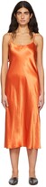 Thumbnail for your product : Vince Orange Acetate Midi Dress