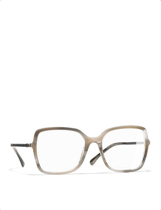 Chanel Square eyeglasses - ShopStyle