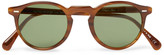 Thumbnail for your product : Oliver Peoples Gregory Peck Round-Frame Tortoiseshell Acetate Sunglasses