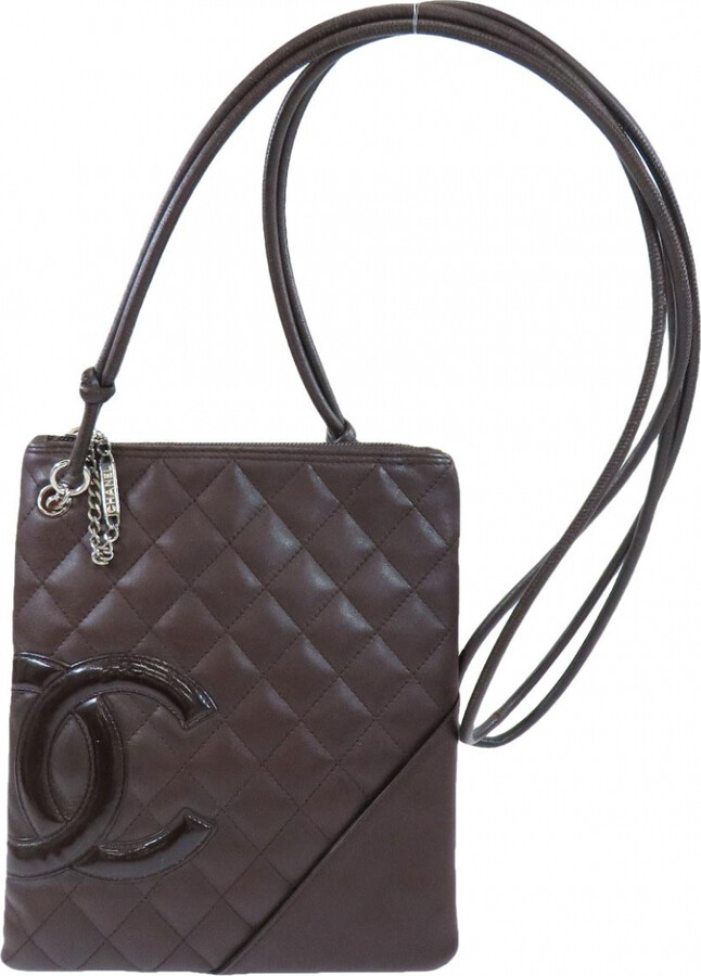 Chanel Leather handbag ShopStyle Shoulder Bags
