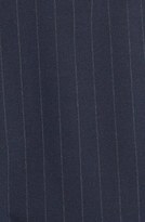 Thumbnail for your product : Vince Camuto Pinstripe Point Collar Fit & Flare Dress (Regular & Petite)