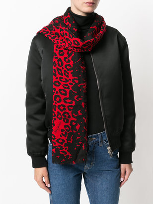 Marc Jacobs leopard print scarf