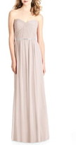 Thumbnail for your product : Jenny Packham Strapless Chiffon A-Line Gown