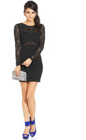 Thumbnail for your product : Teeze Me Juniors' Lace Illusion Sheath Dress