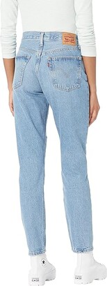 Levi's(r) Womens 501 Skinny (Medium Indigo Destructed) Women's Jeans