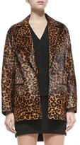 Thumbnail for your product : Rag and Bone 3856 Rag & Bone Sigrid Leopard-Print Calf Fur Coat