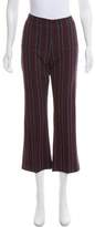 Thumbnail for your product : Avenue Montaigne High-Rise Striped Pants w/ Tags