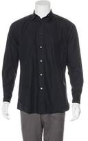 Thumbnail for your product : Bottega Veneta Woven Button-Up Shirt black Woven Button-Up Shirt