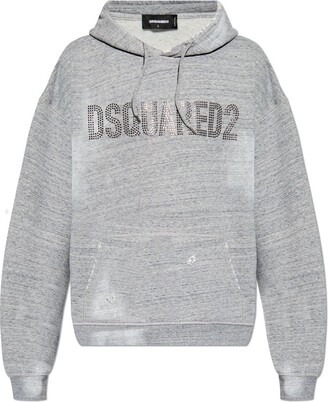 DSQUARED2 D2 Brushed Fleece Relax Fit Sweatshirt - ShopStyle