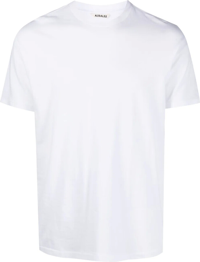 AURALEE crew-neck cotton T-shirt