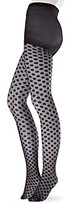 Thumbnail for your product : Hue Dot Pattern Sheer Tights with Control Top
