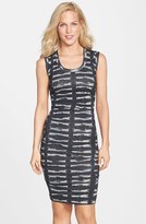 Thumbnail for your product : Nicole Miller Tie Dye Ruched Body-Con Dress