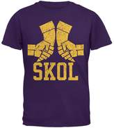 Thumbnail for your product : Old Glory Vikings Skol Raised Horns Flagon Mens T Shirt Dark Heather X-LG
