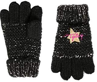 Desigual Girl's GLOVES_RAMBUTAN Gloves, Black (2000 Negro 2000), (Manufacturer size: L/XL)