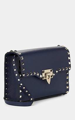 Valentino Garavani Women's Rockstud Medium Leather Crossbody Bag - Blue