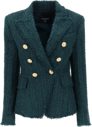 Women's Green Tweed Blazers