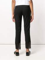 Thumbnail for your product : Each X Other sheer hem tailored trousers