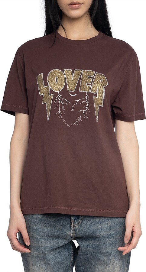 Zadig & Voltaire Edwin Hc Concert Lover Embellished Tee