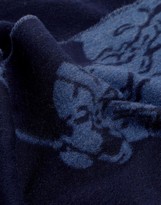 Thumbnail for your product : Polo Ralph Lauren Reversible Scarf In Wool Blend With Large Logo