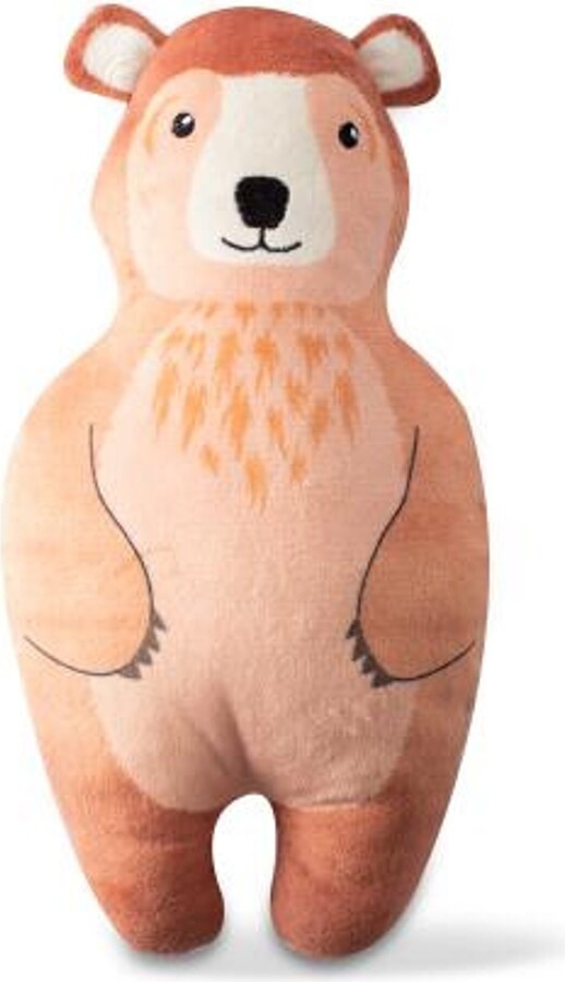 Fringe Studio Grin & Bear It Plush Dog Toy, Multi