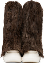 Thumbnail for your product : Rick Owens Brown Faux-Fur Boots