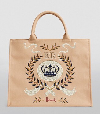 Harrods Recycled Classic Logo Pocket Shopper Bag (Set of 2) | Harrods US