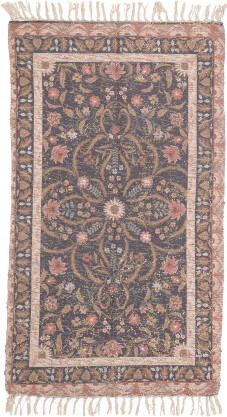 TJMAXX 24In X 60In Vintage Floral Avalon Scatter Rug, Cotton/Polyester