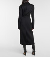 Thumbnail for your product : Sportmax Eva wool and cashmere wrap coat