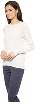 Thumbnail for your product : Vince Pointelle Trim Cashmere Sweater