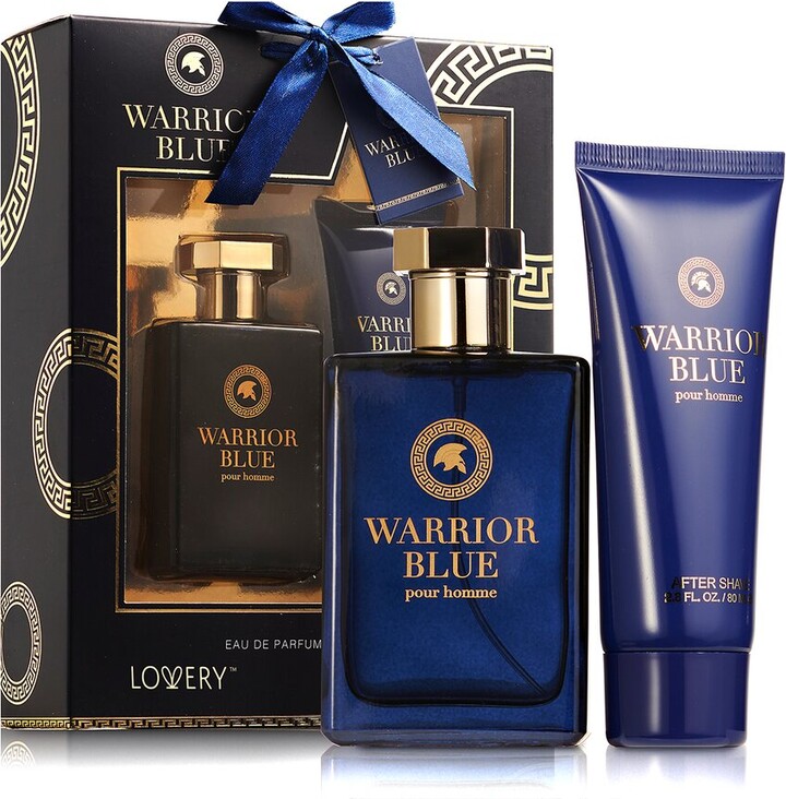 Lovery Men's Warrior Blue Bath And Body Gift Set