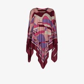 Thumbnail for your product : Emilio Pucci Clipper and Occhi print poncho