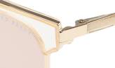 Thumbnail for your product : Ted Baker 55mm Mirrored Semi Rimless Cat Eye Sunglasses