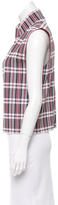 Thumbnail for your product : Celine Plaid Sleeveless Top