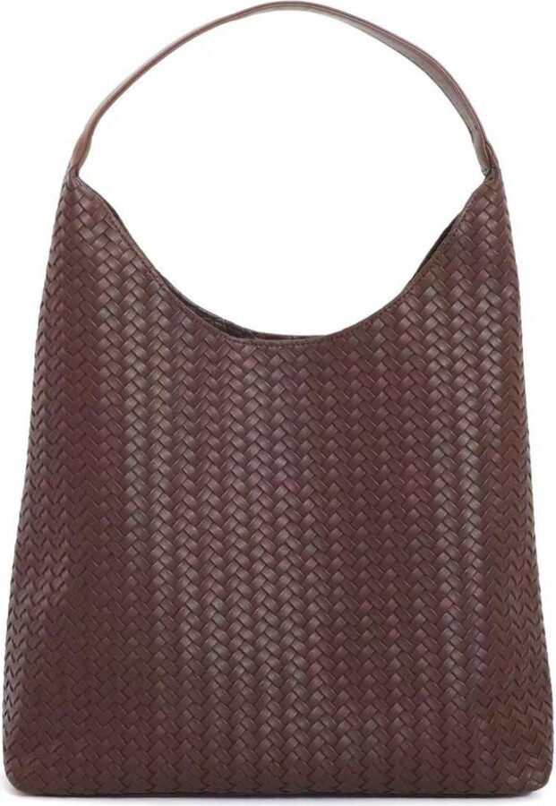 ADORNIA Texture Woven Shoulder Bag