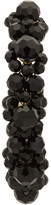 Thumbnail for your product : Simone Rocha Black Crystal Large Daisy Hoop Earrings