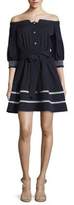 Thumbnail for your product : Tanya Taylor Voile Brittany Off-the-Shoulder Cotton Dress