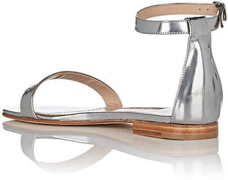 Manolo Blahnik Women's Chafla Specchio Leather Ankle-Strap Sandals