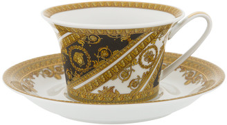 Versace Home - I Love Baroque Low Cup & Saucer - Set of 6 - White