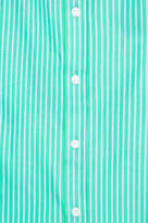 Thumbnail for your product : Martine Rose Classic Bonded Shirt in Green & Blue Stripe | FWRD