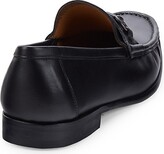 Thumbnail for your product : Massimo Matteo Moc Toe Leather Bit Loafers