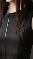 Thumbnail for your product : Burberry Patent Detail Stretch Leather Dress