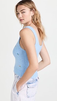 ENGLISH FACTORY Embroidered Knit Top