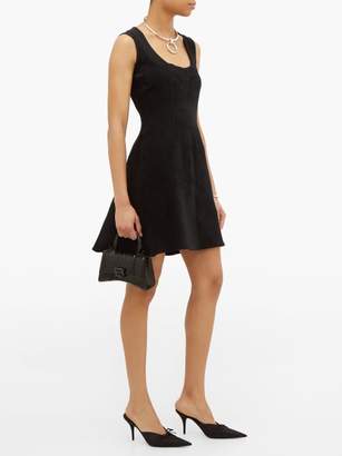 Alaia William Vintage Sleeveless Stretch Mini Dress - Womens - Black