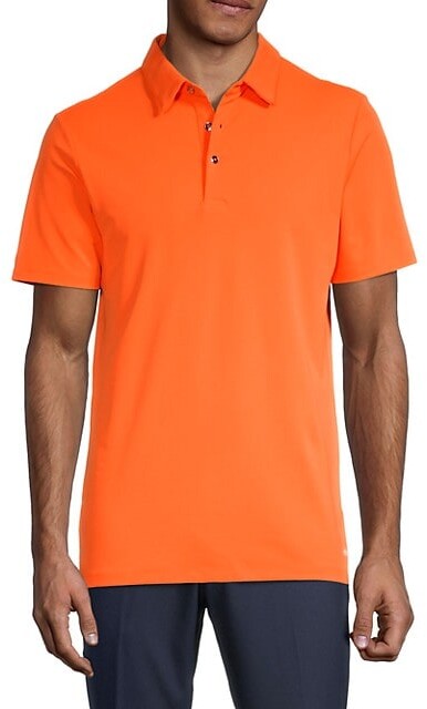 neon orange polo