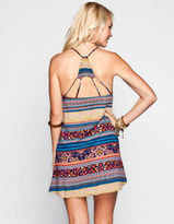 Thumbnail for your product : Full Tilt Boho Print T-Back Slip Dress