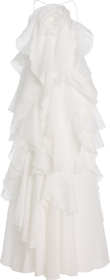 Aje Pandorea Layered Maxi Dress