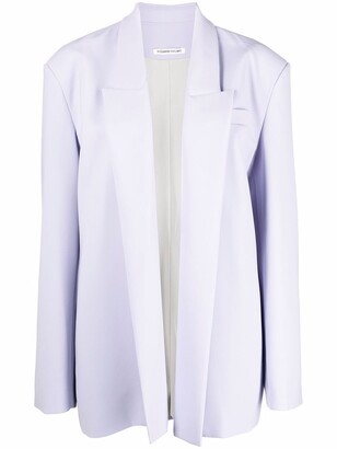 white waterfall blazer