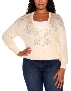 Plus size button up cardigan Clearance