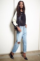 Thumbnail for your product : McQ Quilted Silk Bomber Jacket