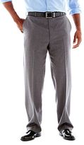 Thumbnail for your product : JCPenney Stafford Travel Flat-Front Trousers - Portly